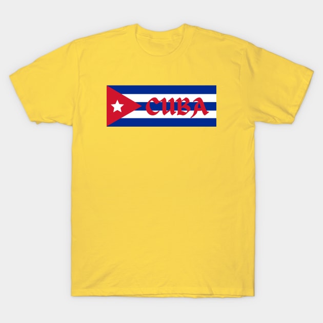 Cuba in Cuban Flag T-Shirt by aybe7elf